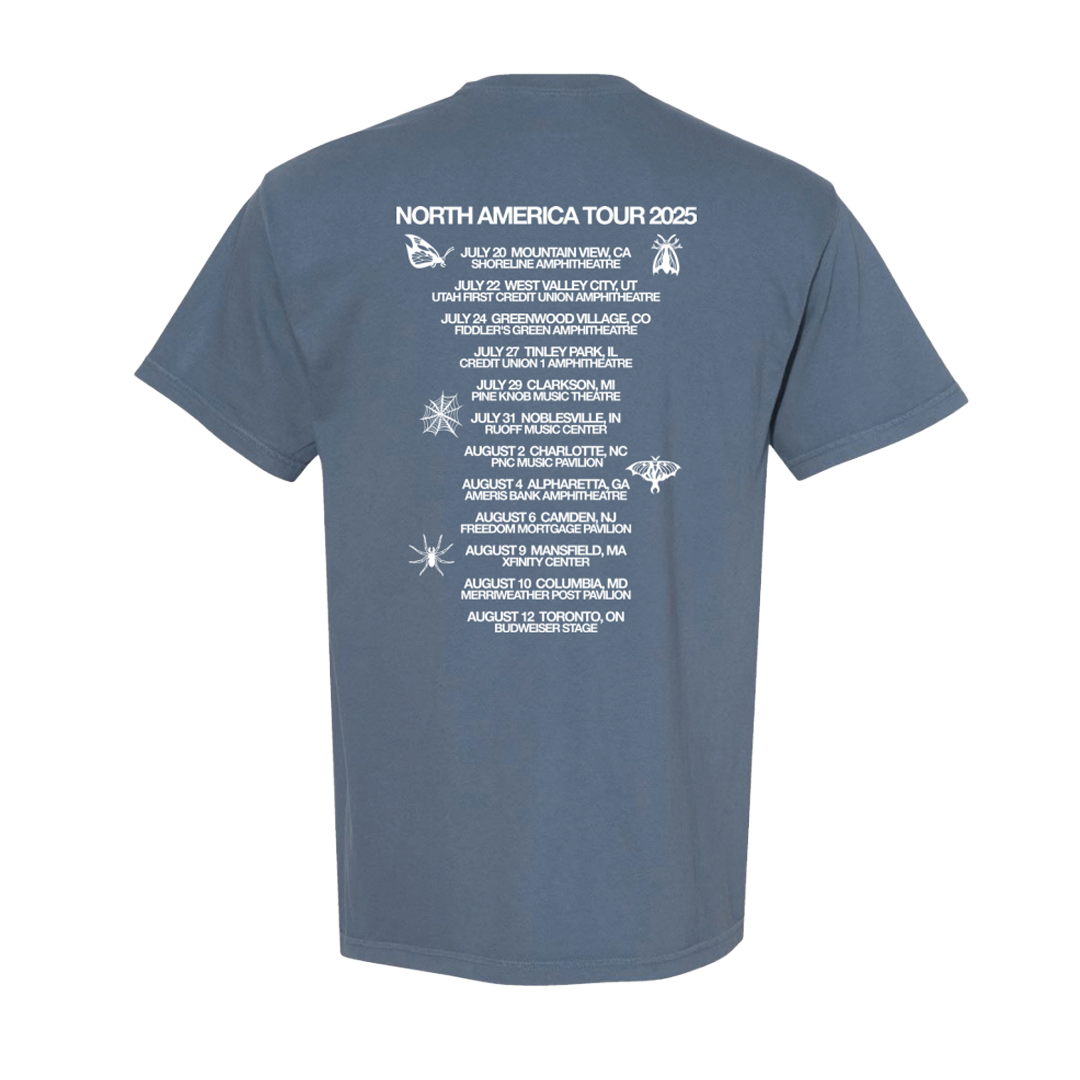 Bat Tour Tee - Denim Blue (Glow In the Dark)
