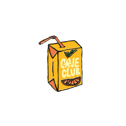 2023 Cave Club Juice Box Enamel Pin